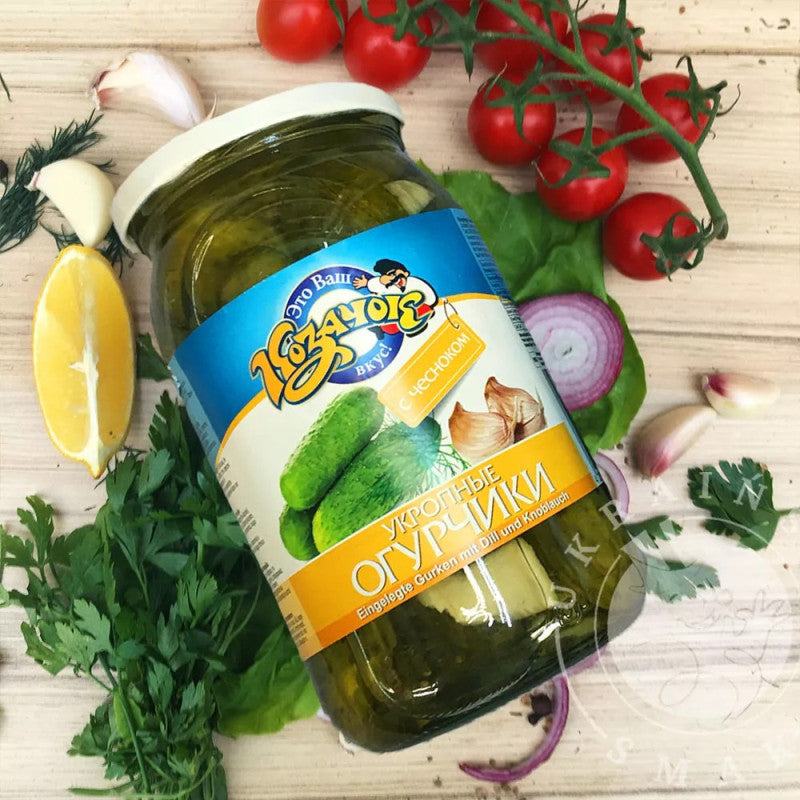 KAZ Pickled Cucumbers with Dill and Garlic 900ml