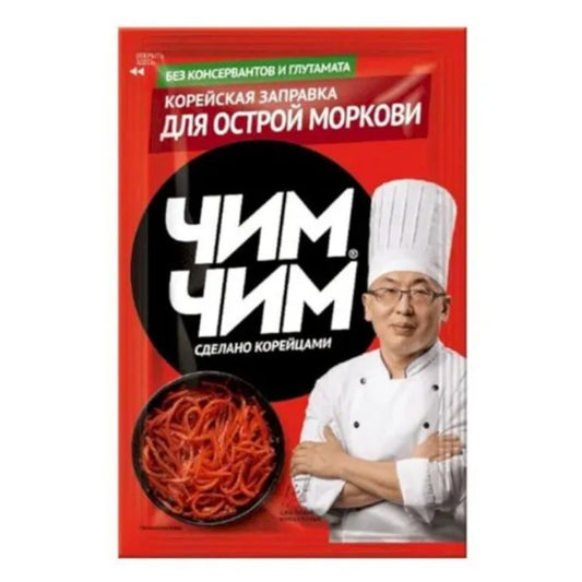 Seasoning "Chim-Chim" Korean Dressing for Carrots Spicy, 60g