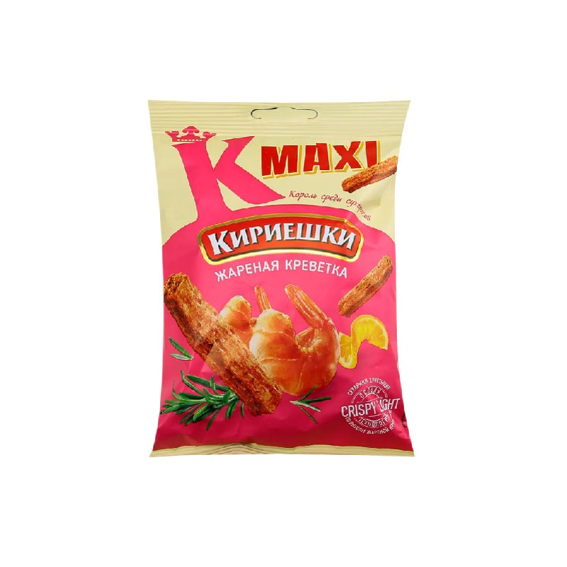 Kirieshki Croutons with Fried Shrimp Flavor MAXI, 60g
