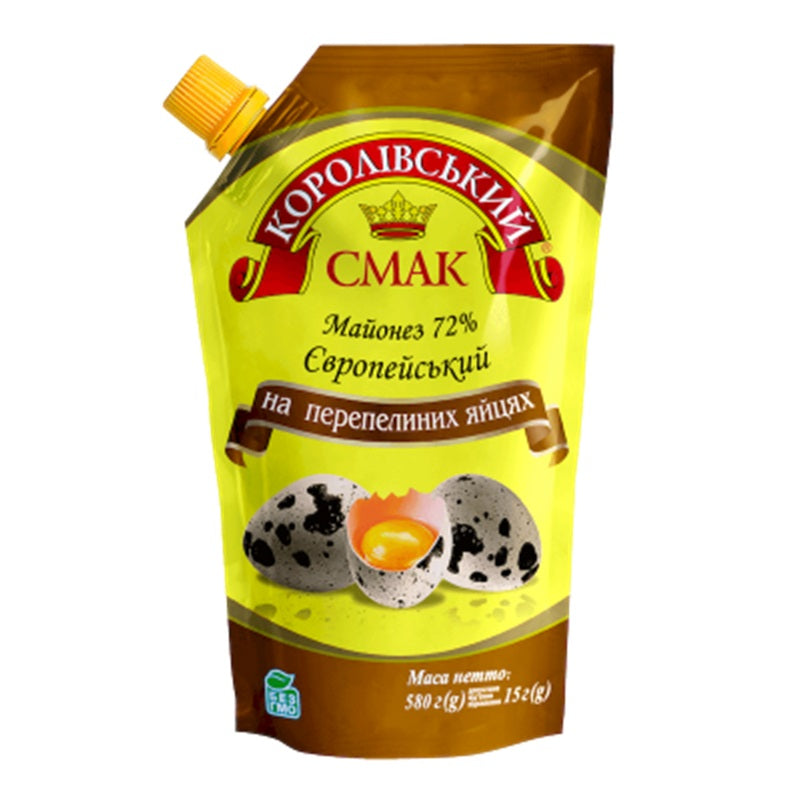 Mayonnaise 72% "European on Quail Eggs", 500g