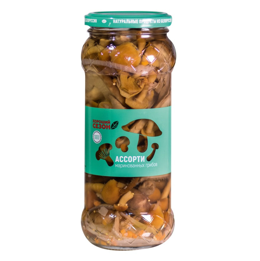 "Good Season" Assorted Pickled Mushrooms, 530g