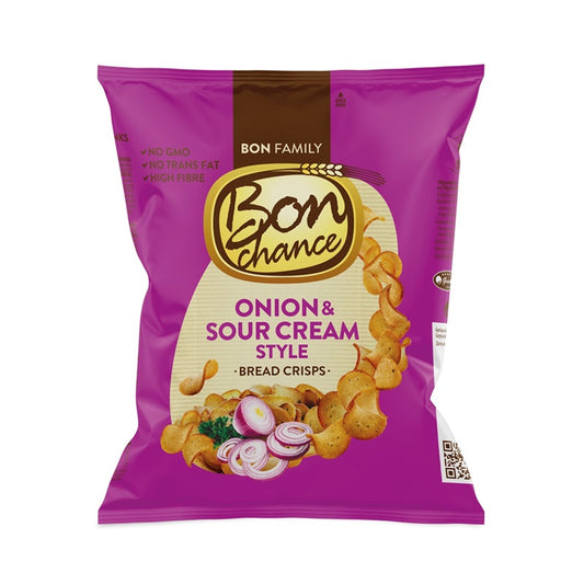 Bread Chips BON CHANCE with Onion and Sour Cream Flavor, 60g