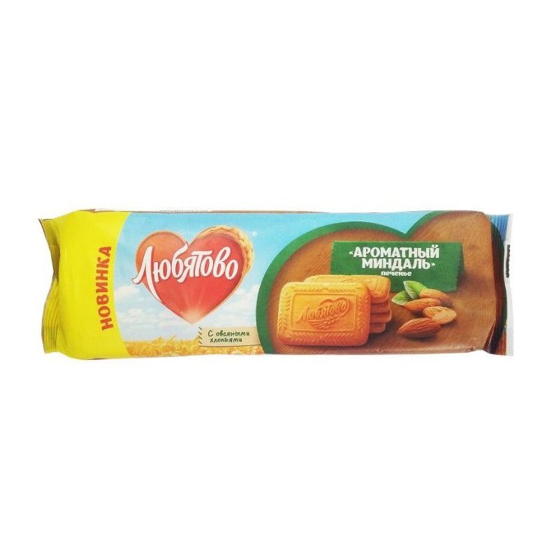 Lyubyatovo Cookies Sugar with Almonds Flavor, 280g