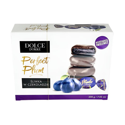 Delicante Chocolate Covered Plum, 200g