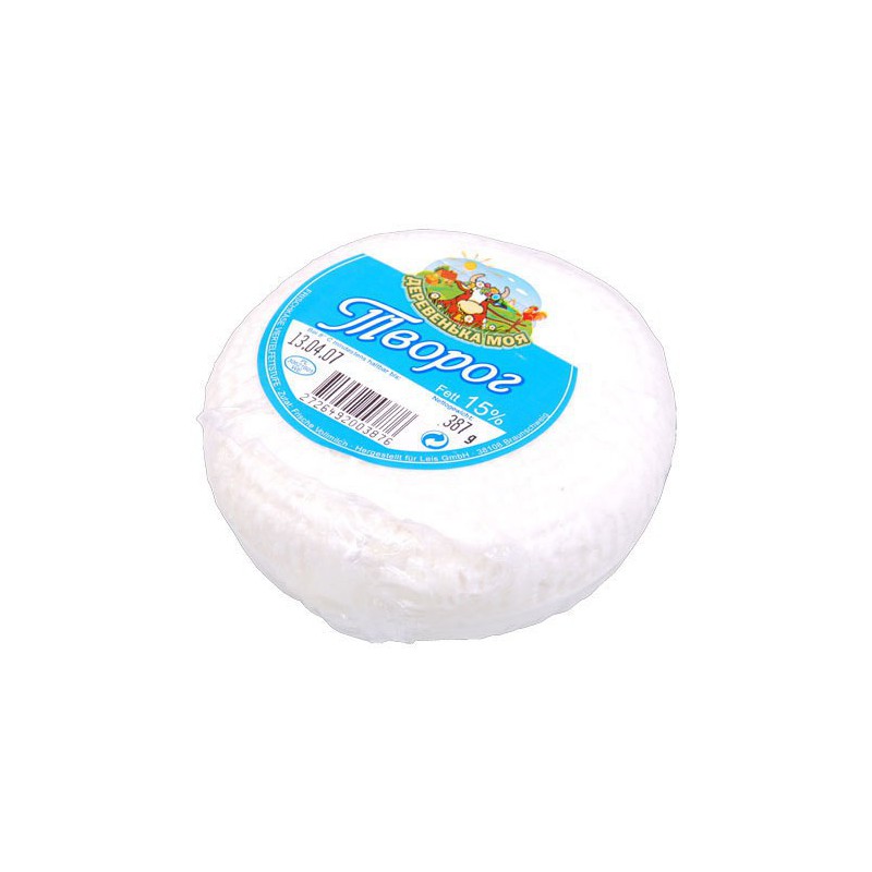 Granular fresh cottage cheese 15% fat 370g
