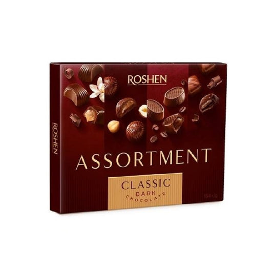 Roshen Assortment Classic Dark Chocolate, 154g