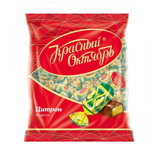 "Red October" Chocolate Candies Candy Citron, 250g