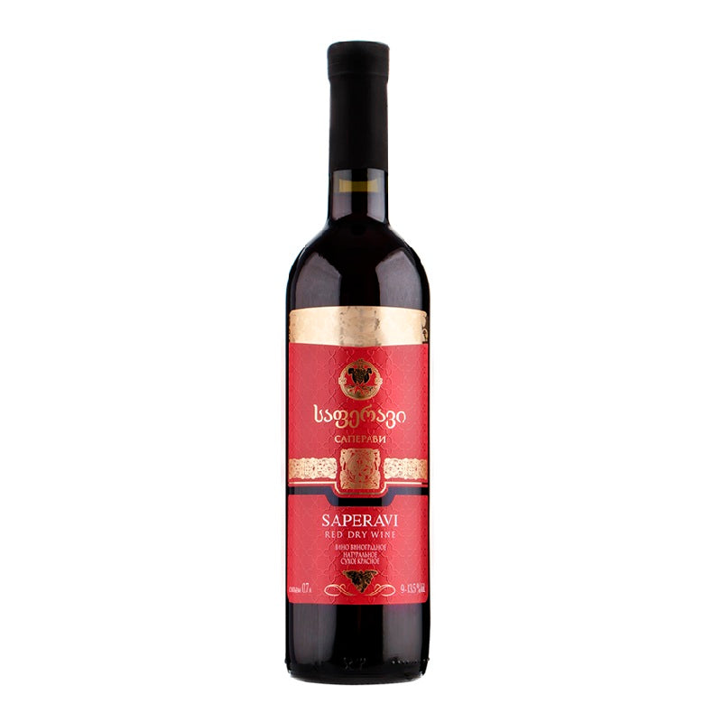 Georgian Dry Red Wine Saperavi, 0.7L