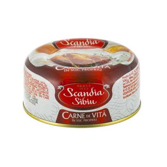 Scandia Sibiu - Beaf Meat in its Own Juice, 300g