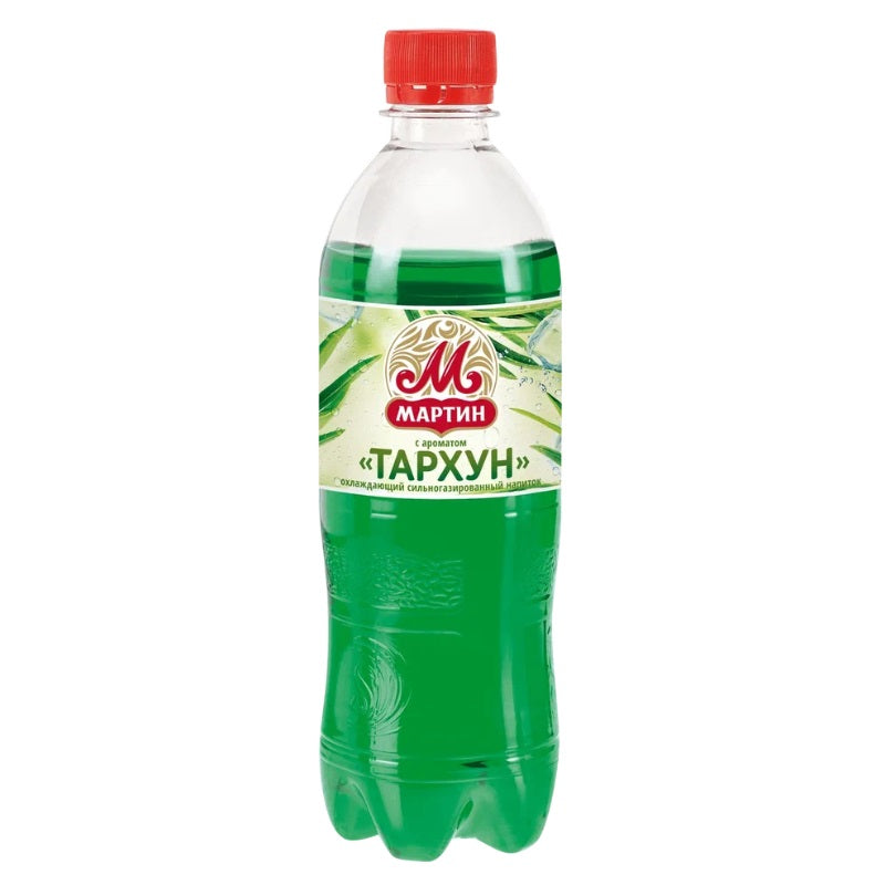Soft Drink MARTIN "TARRAGON" highly carbonated, 0.5L