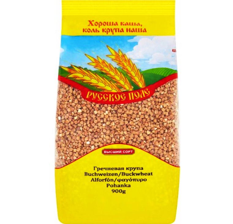 Buckwheat groats 900g Russ.Pole