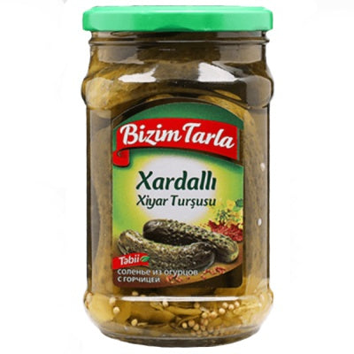 "BIZIM TARLA" Pickled Cucumbers with mustard, 670g