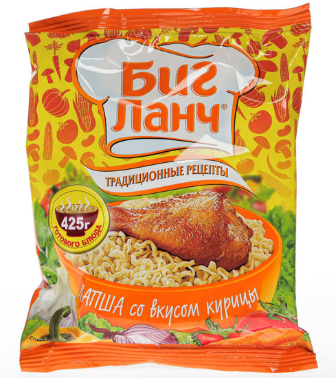 Noodles b/p Big Lunch with chicken flavor 75g