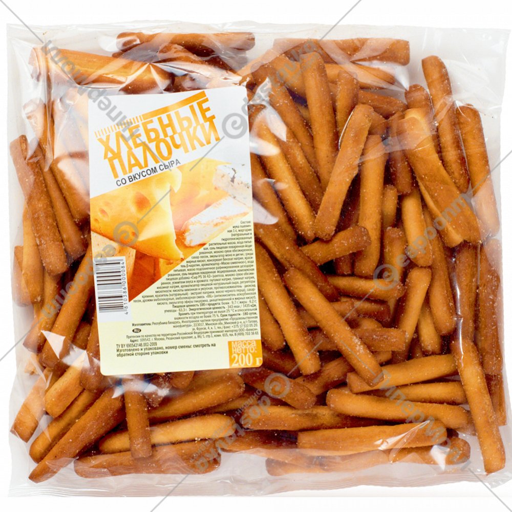 Breadsticks with cheese flavor, 200g
