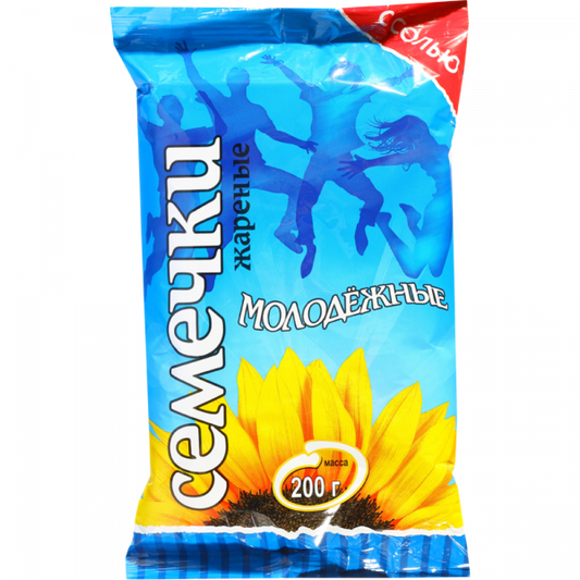 Sunflower seeds "Mix" fried with sea salt and without salt, 200g