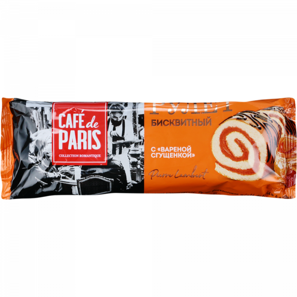 Biscuit roll "Cafe de Paris" with boiled condensed milk, 145g