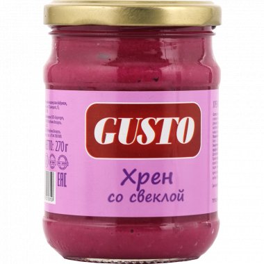 Horseradish "Gusto" with beets, 270g