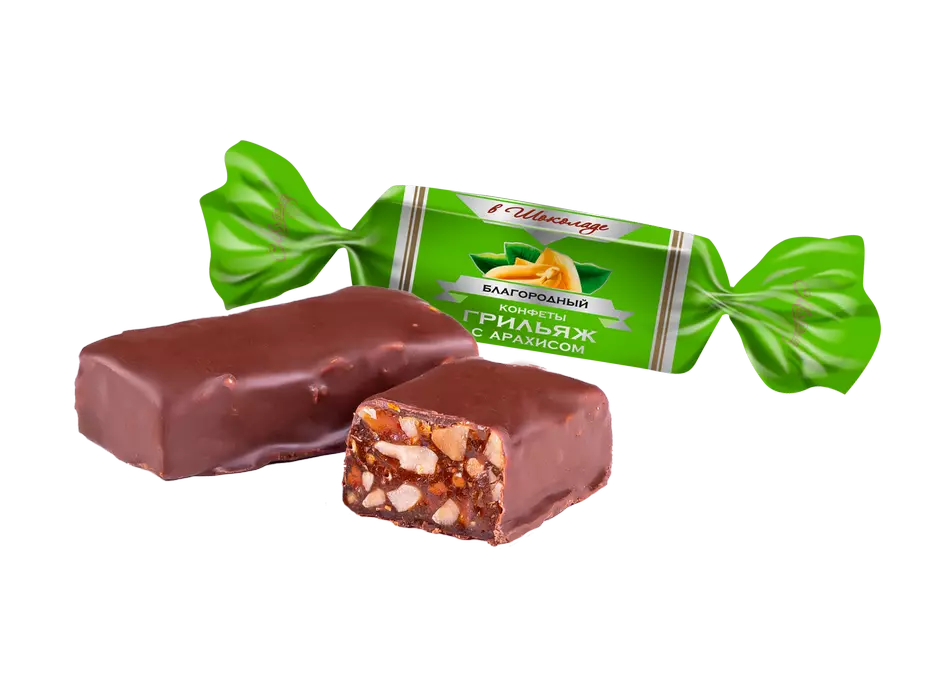 Grillage in chocolate with peanuts 180g