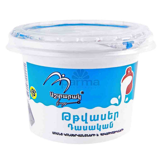 Armenian Sour Cream `Ashtarak Kat` 18% 180g