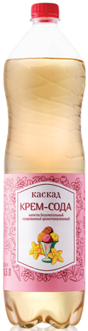 Carbonated soft drink "Kaskad" "Cream-soda" 0.5L