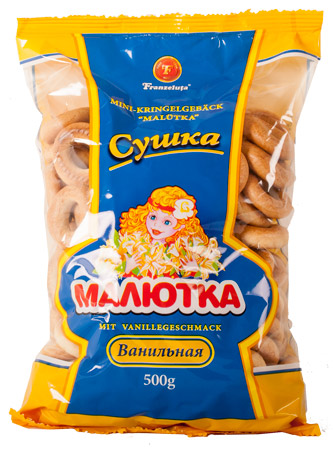 Dried biscuits "Maliutki" Vanilla 500g