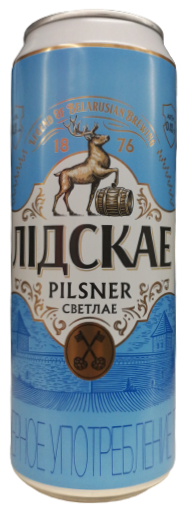 Beer Lidskoe Pilsner (Lidskoe Pilsner) light 4.2%，0.45L