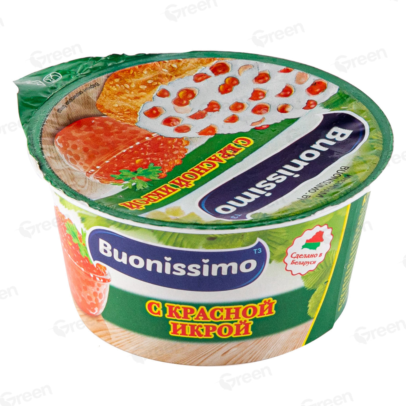 Buonissimo cream with cottage cheese and red caviar, 120g