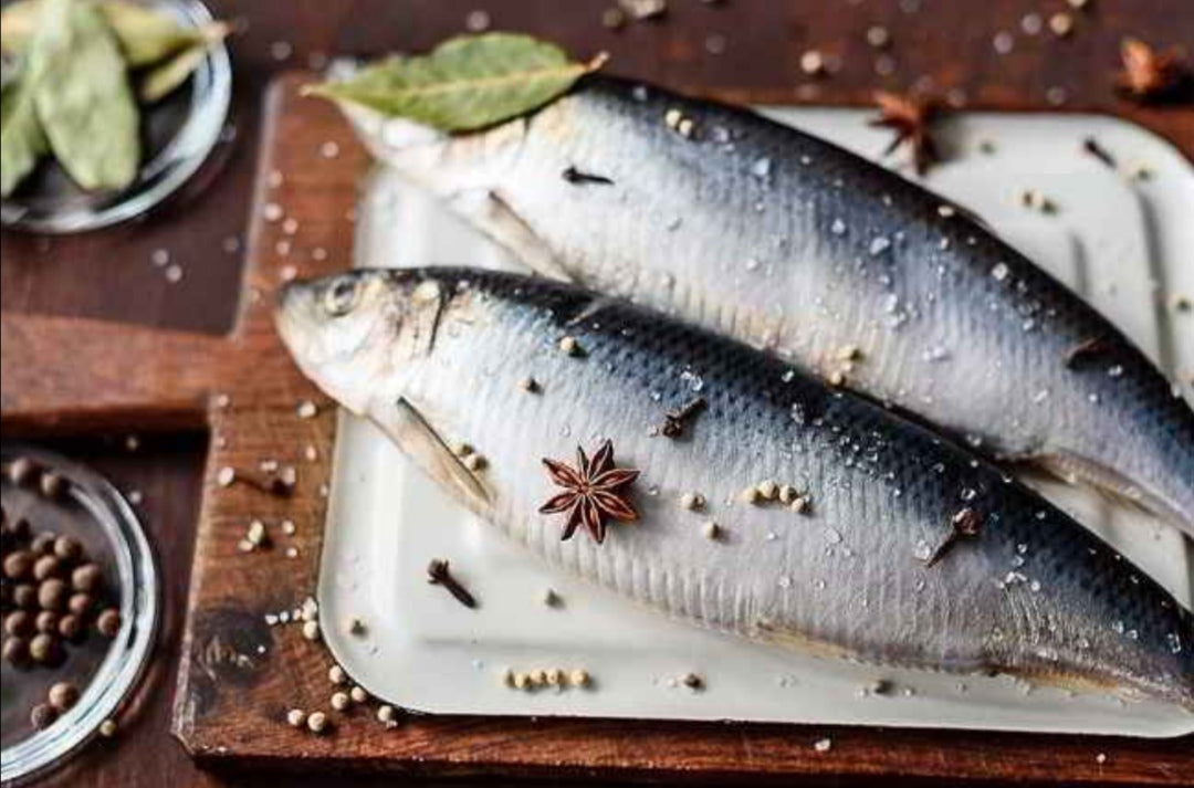 Salty and spicy Atlantic herring   (2 pieces) 580g