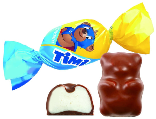 Konti Timi candies, soufflé filling, creamy taste 100g