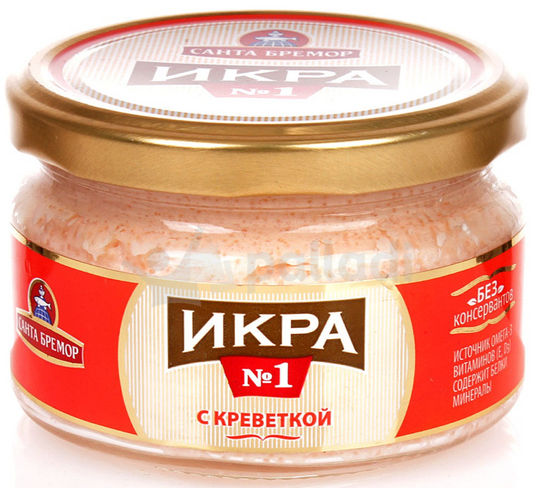 Delicious caviar №1 Ikrima with shrimp 180g