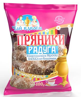 Gingerbread Pryanik "Raduga" (Without palm oil. Made in Ukraine.)  400g