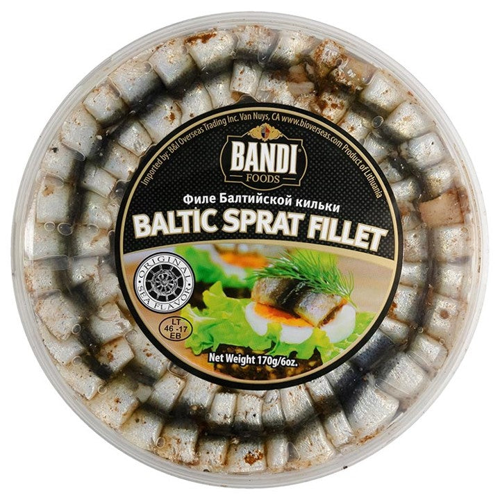 Baltic Sprat Fillet BANDI FOODS with Spices, 170g