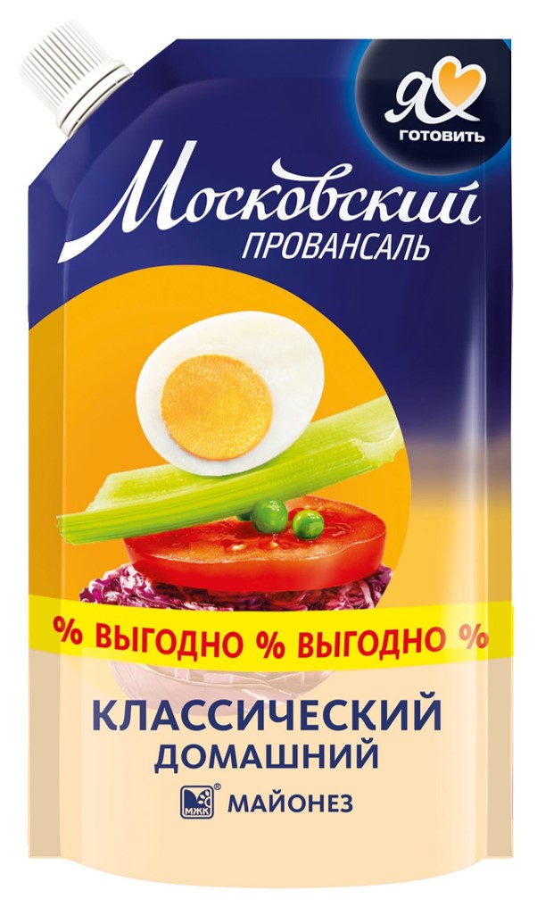 Moscow Provencal mayonnaise 55% 390 ml