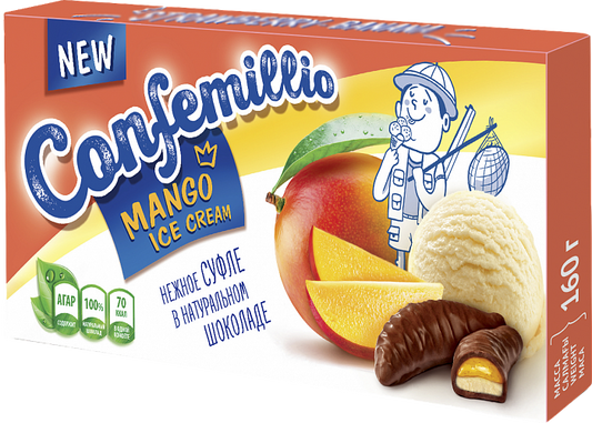 Sweets TM Confemillio "With mango and ice cream flavor" 160g