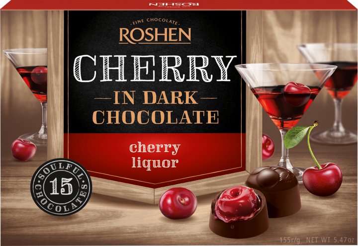 Roshen Cherry Liquer 155g