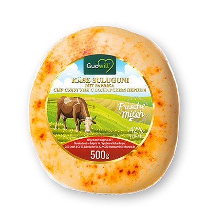 GUDWILL CHEESE SULUGUNI M.PAPR. 500G 42% FAT