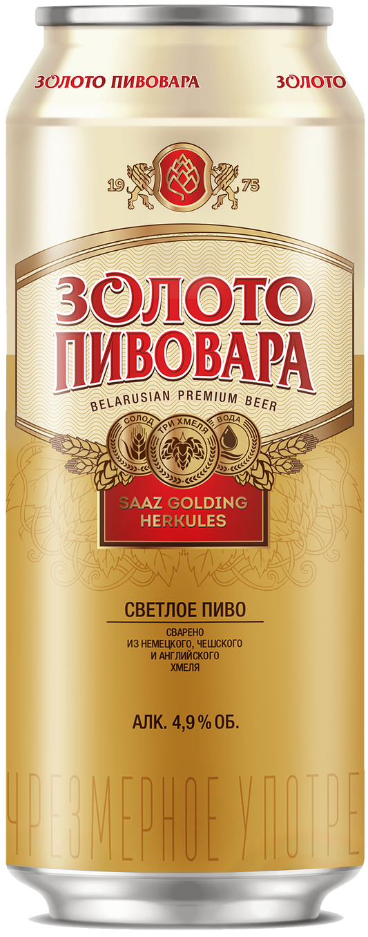 Beer Krynitsa Gold Brewery 4.9% 0.45L