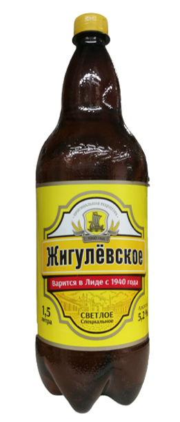 Beer Zhigulevskoe special over 5.2% 1.5L
