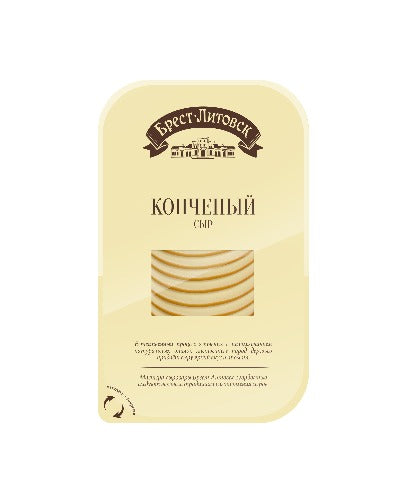 Processed cheese "Brest-Litovsk" smoked, fat in dry matter - 40 %, multilayer plastic package, 150 g