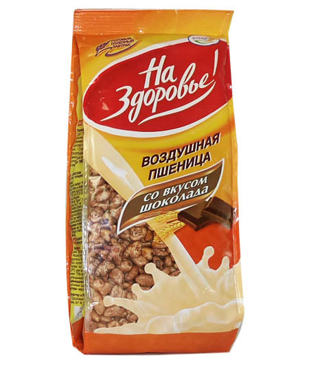 Flavored wheat. chocolate 100g
