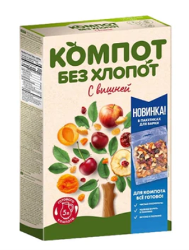 Uvelka Compote Mix with Cherries 240g