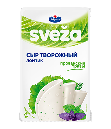 Cream cheese Sveza Provence flavor 60% 150g