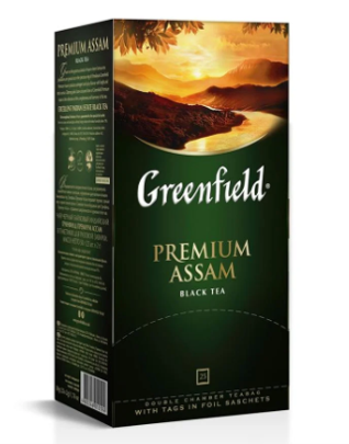 Black tea Greenfield Premium Assam 50g (25 bags)