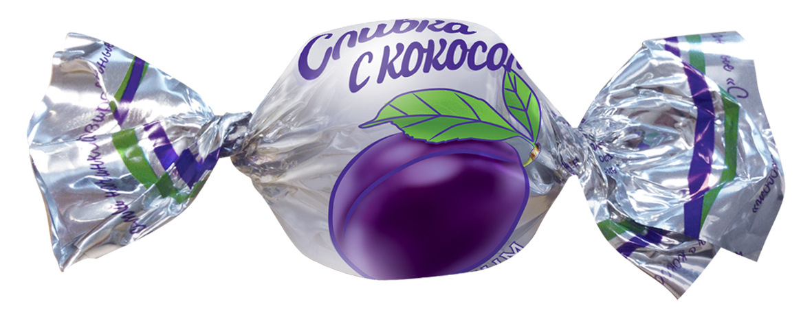 Chocolates with milk filling glazed "cream with coconut"180g