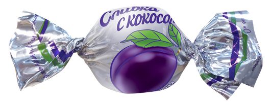 Chocolates with milk filling glazed "cream with coconut"180g