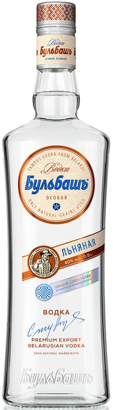 Vodka Bulbash special Linen 40% 0.5L
