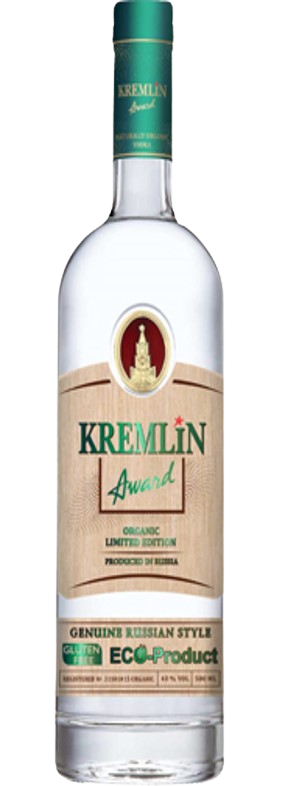 Kremlin Award Organic Limited Edition Vodka (Gluten Free) Russia 40% Vol. 0,7L