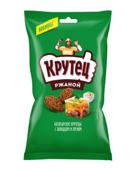 Croutons Rye KRUTETS, taste of jelly with horseradish, 100g