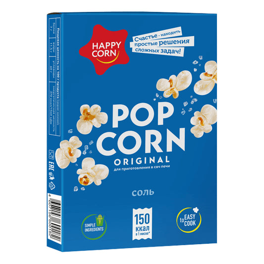 Microwave Happy Corn Popcorn Cheese 100g