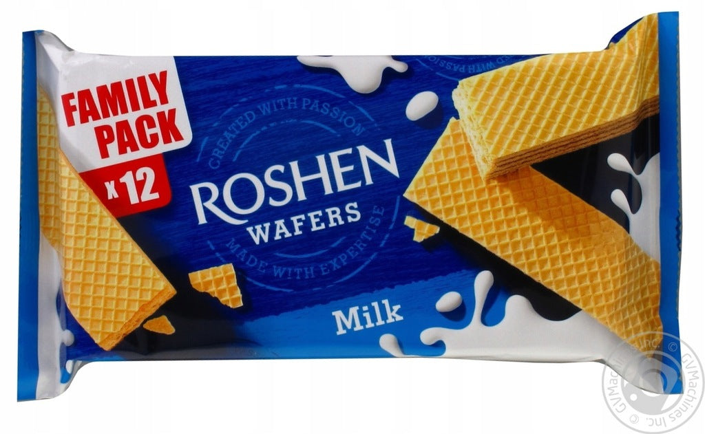 Roshen cream wafers 216g